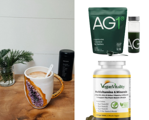 Plant-Based Wellness Products for Your Mind & Body cover photo collage