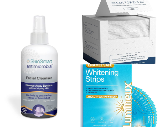 Skincare/ make up/ hygiene favs cover photo collage