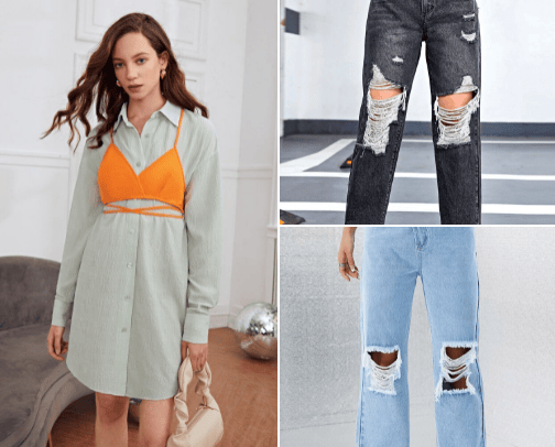 Clothes on SALE/ SHEIN cover photo collage
