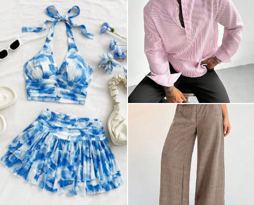 Sun, Style & Confidence ☀️ | Shein Swimsuit Look cover photo collage