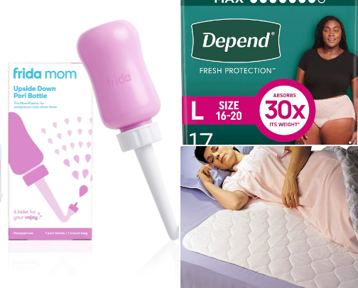 Recovery & Comfort: Postpartum Essentials cover photo collage