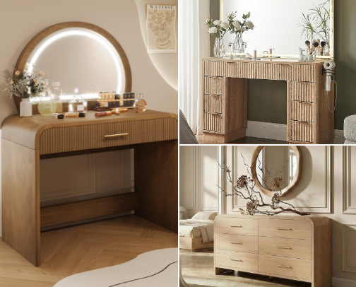 The Ultimate Vanity & Beauty Room Edit cover photo collage