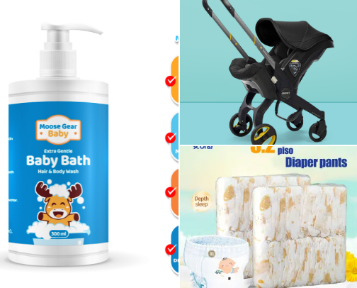 BABY ESSENTIALS cover photo collage