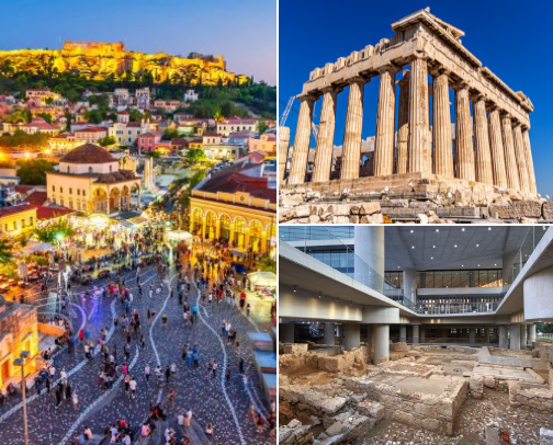 Athens, Greece Bucket-list 🏛️ cover photo collage