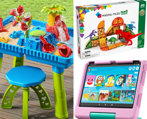 Toddler toys cover photo collage