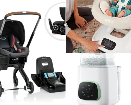 Baby must haves from a FTM cover photo collage