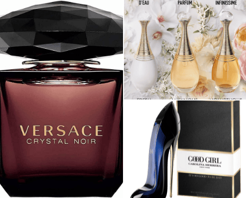 Femme fatal fragrances cover photo collage
