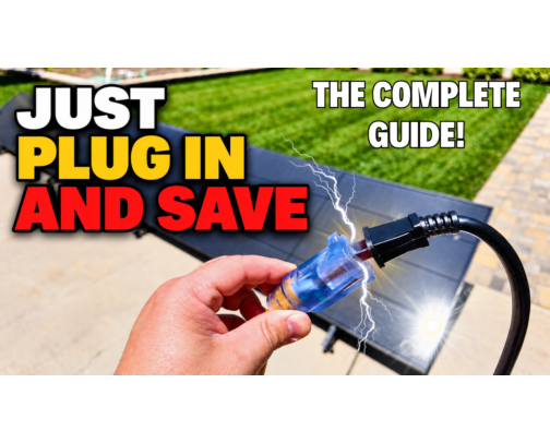 Plug-In Solar for Dummies: Kits, Batteries and Resources cover photo collage