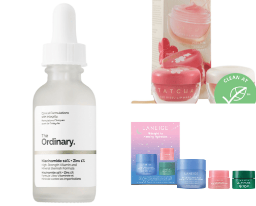skincare cover photo collage