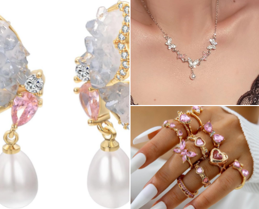 Aesthetic jewellery finds from Amazon 😍 (US 🌎) cover photo collage