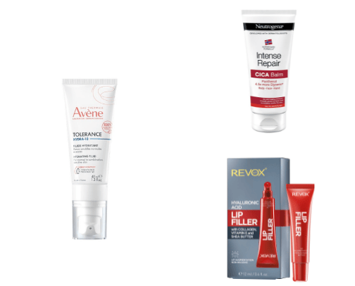 Gentle Glow: Effective Skincare for Sensitive and Hydrated Skin cover photo collage