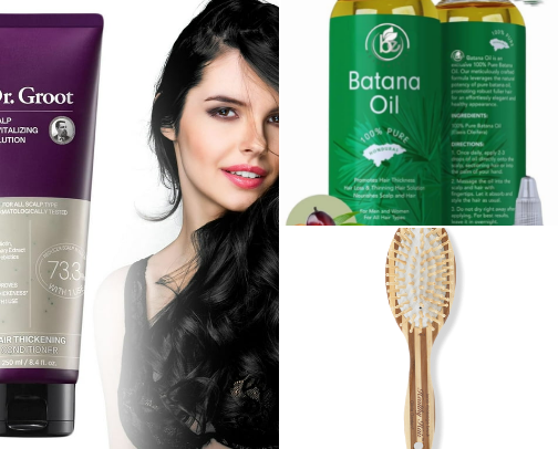 Hair care for postpartum hair loss (that actually works) cover photo collage