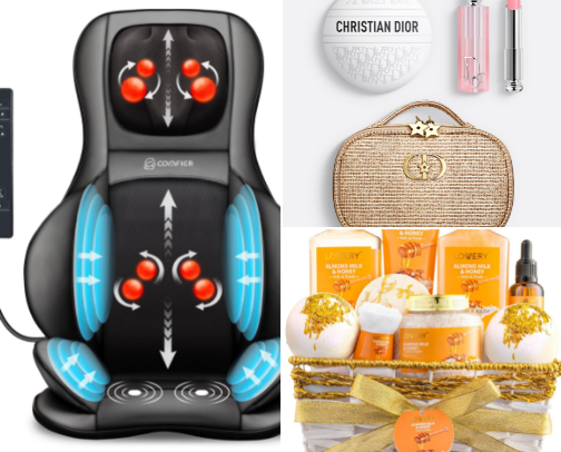 Christmas Gifts for Tired Moms cover photo collage