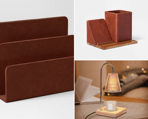 Corporate girly cubicle must haves 🏦 cover photo collage