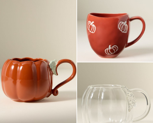 my favorite fall mugs! 🍁🎃 cover photo collage