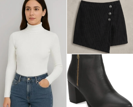 Stunning outfit for gen-z cover photo collage