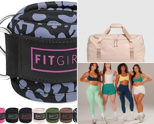 Gym Girl Must-Haves 🏋🏻‍♀️ cover photo collage