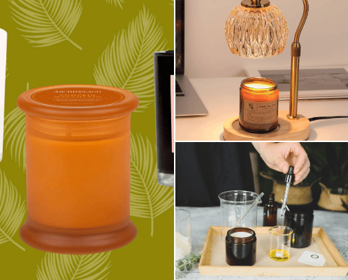 Candlelight Chronicles: The Best Candles to Illuminate Your Life cover photo collage