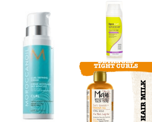 MUST-HAVE HAIR PRODUCTS FOR CURLY HAIR✨ cover photo collage