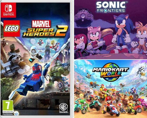 Fun Video Games for Kids cover photo collage