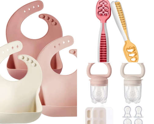 Starting Solids 🍌🥑🍎 cover photo collage