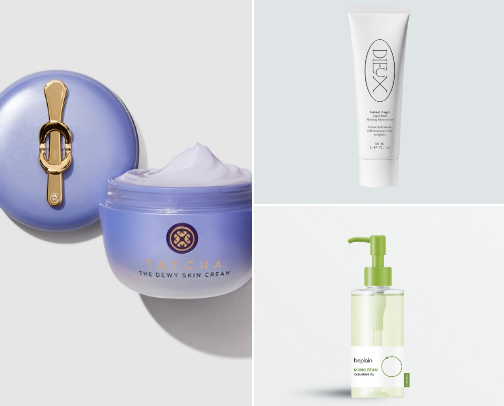 2026 skincare favs cover photo collage