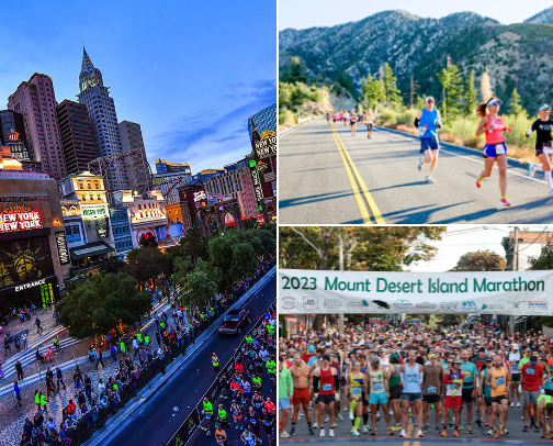 Marathons giving great scenery and fun! cover photo collage