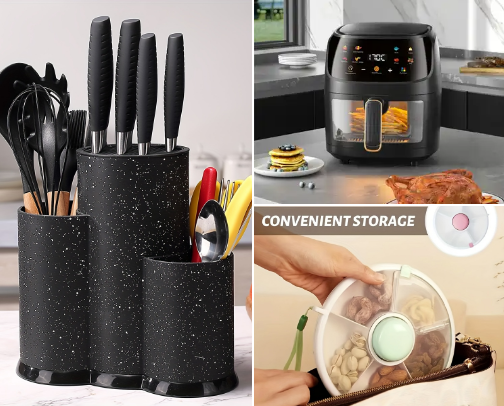 Kitchen appliances from temu cover photo collage