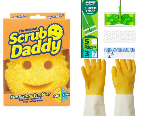 Daily Use Items for a Clean Home cover photo collage