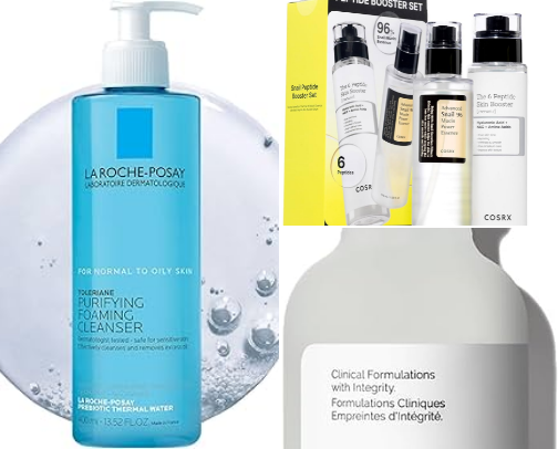 💕 Skincare Glow Routine (AM + PM) cover photo collage