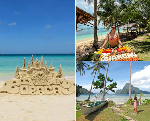 Beautiful place is more beautiful when Im with you cover photo collage