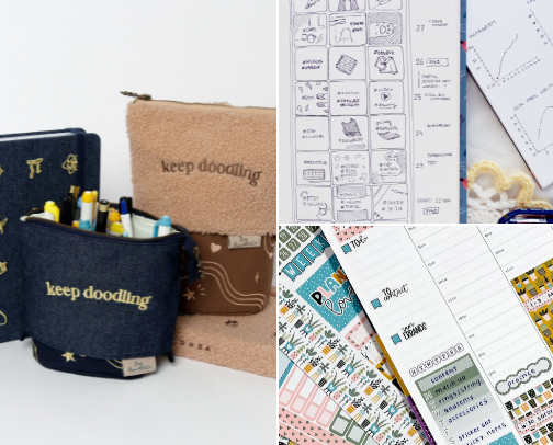 Essentials for Girls Who Love Bullet Journaling cover photo collage
