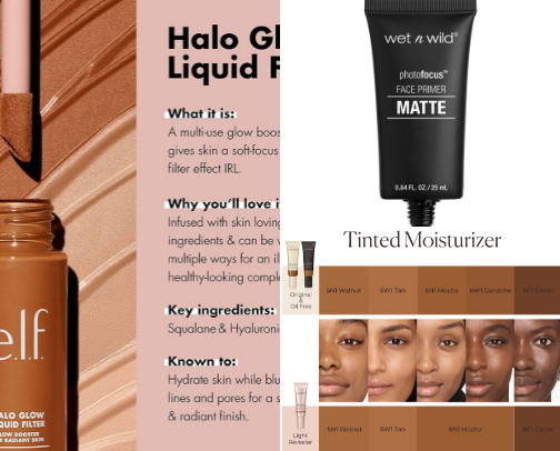 The best makeup for the SUMMER cover photo collage