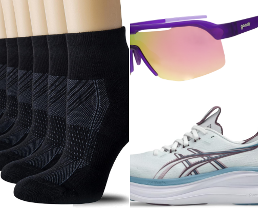 My running essentials cover photo collage