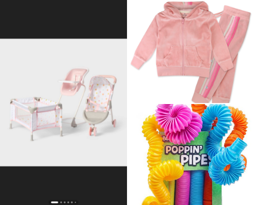 Toddler Christmas List cover photo collage