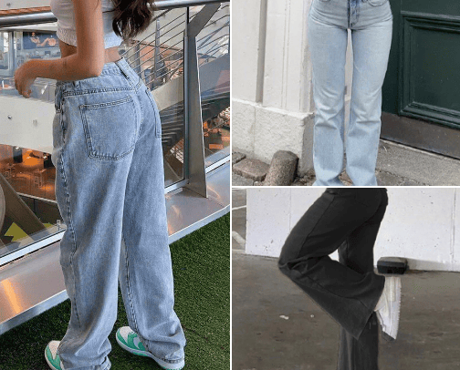 Clothes (jeans under 60$) cover photo collage