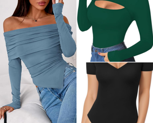 Curvy-Friendly Tops You’ll Love From Amazon cover photo collage