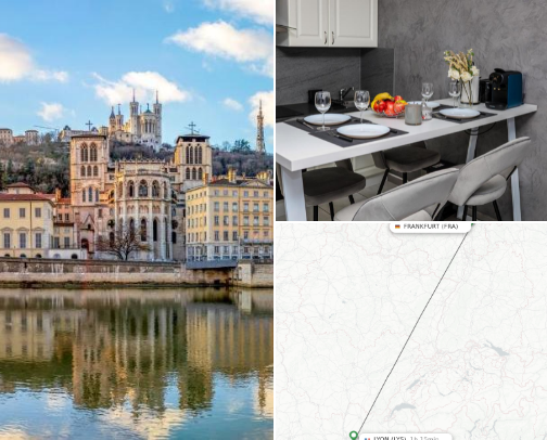 Lyon, France cover photo collage