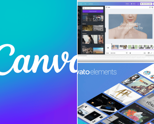 Visual Content Creation Tools cover photo collage