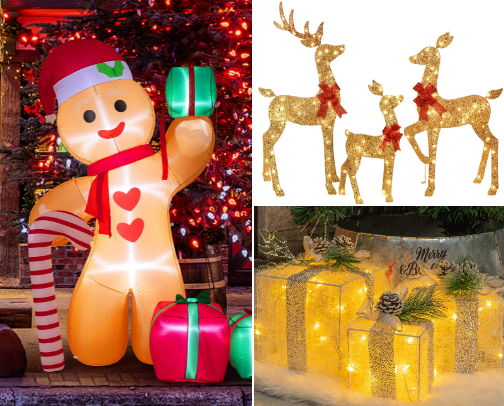 Christmas decor inspo🎄❄️ cover photo collage