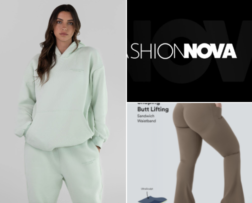 Clothing and apparel cover photo collage