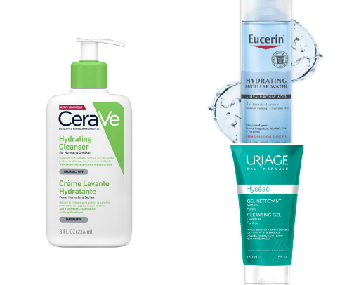 Skin care cover photo collage