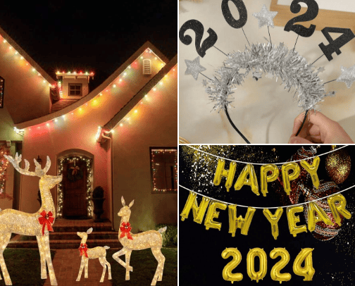 New Year's Essentials🥳 cover photo collage