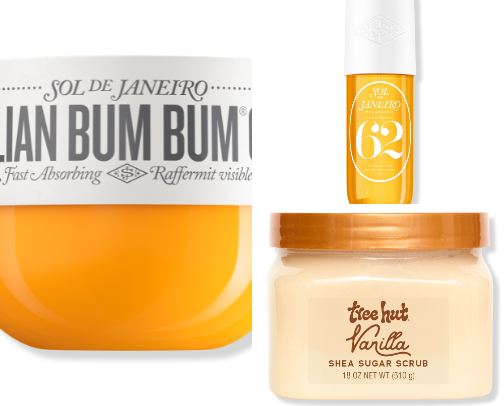 My favorite smell-good products cover photo collage