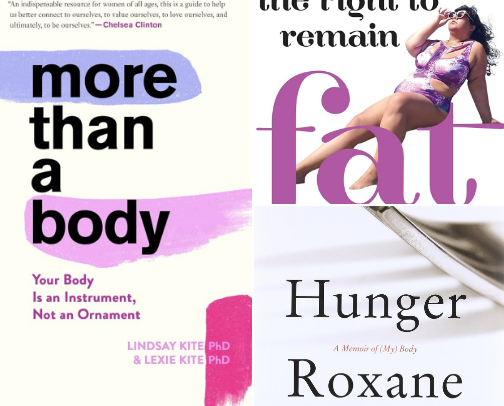 Books Every Plus Size Mom Should Read cover photo collage
