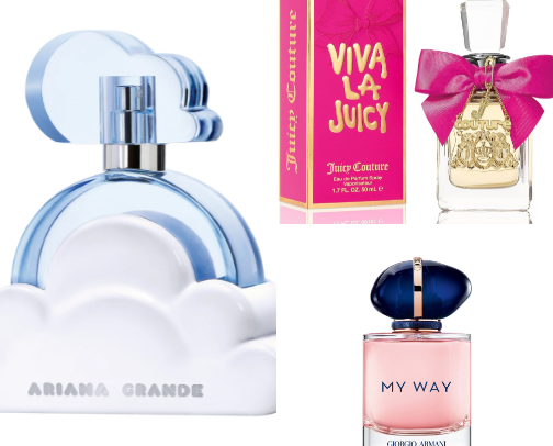 Perfume that last! cover photo collage