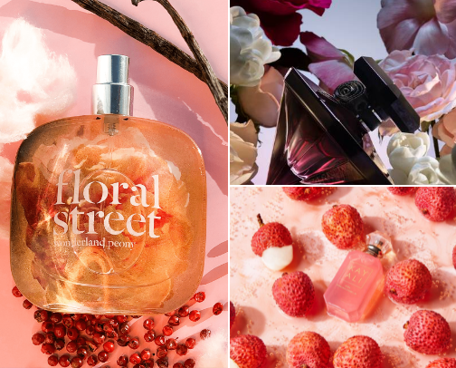 Best summer perfumes cover photo collage