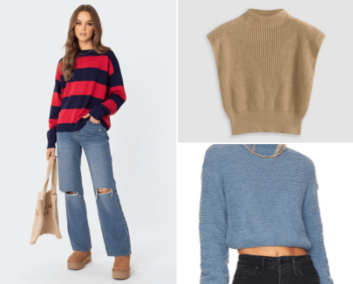 Sweaters/ Cardigans cover photo collage