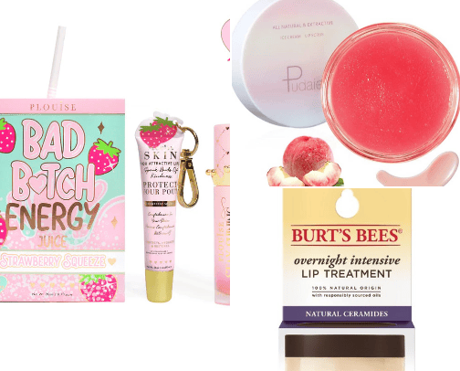 Lip care cover photo collage