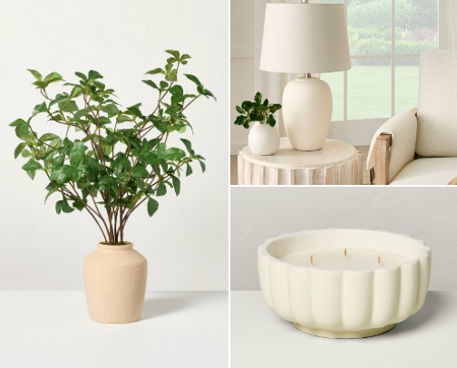 My favorite home decor finds for an earthy feel cover photo collage